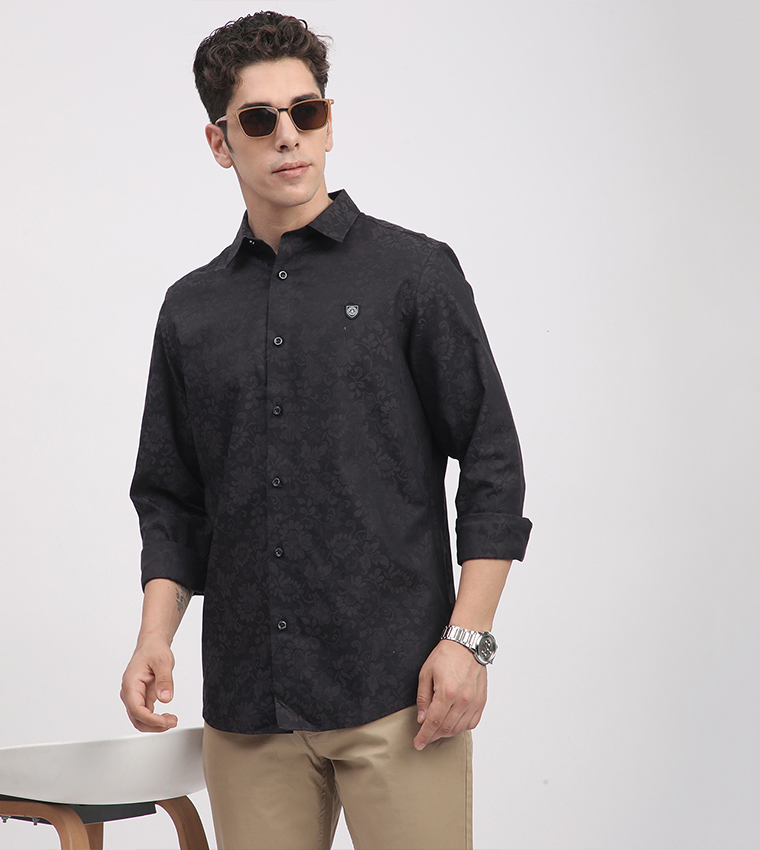 Patterned Long Sleeves Shirt