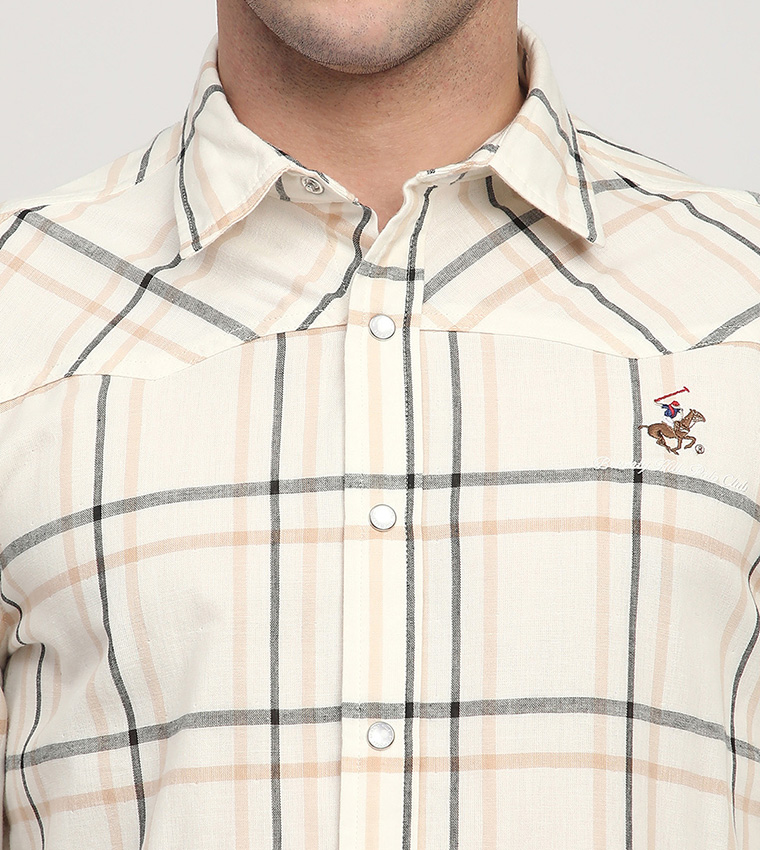 Plaid Long Sleeves Shirt