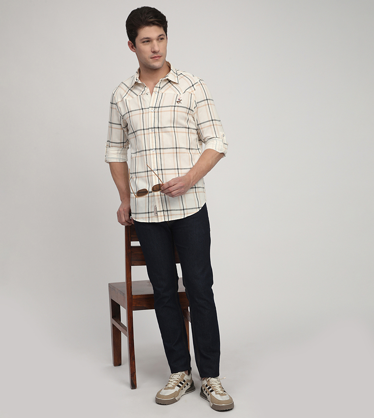 Plaid Long Sleeves Shirt
