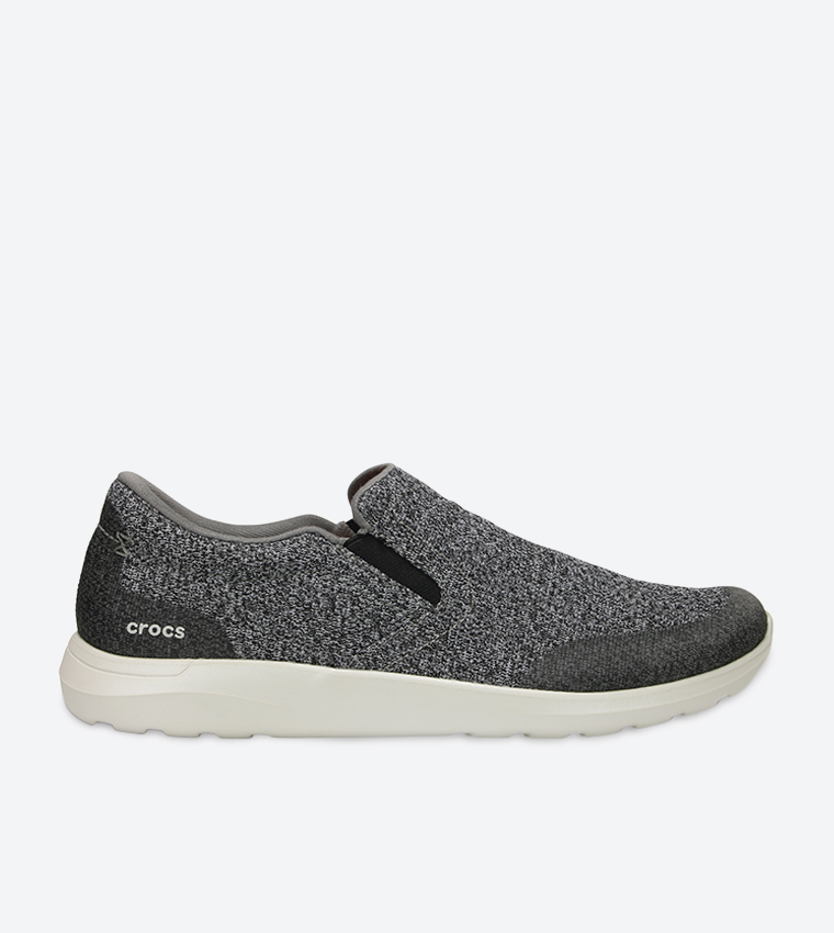 Buy Crocs Kinsale Static Round Toe Slip On Shoes Grey In Grey 6thStreet Oman