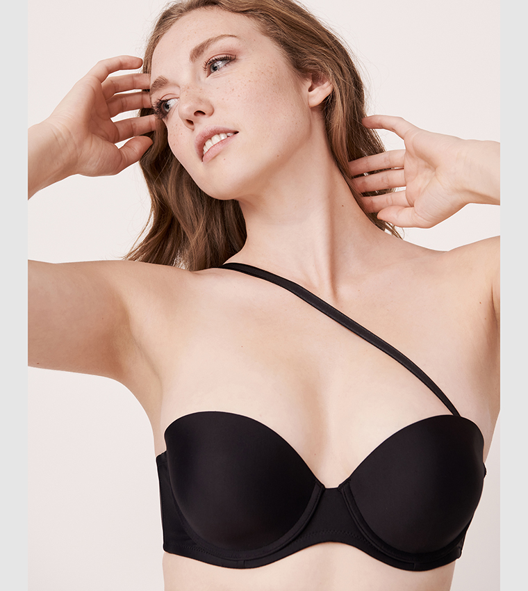 Push-Up Strapless Demi Bra