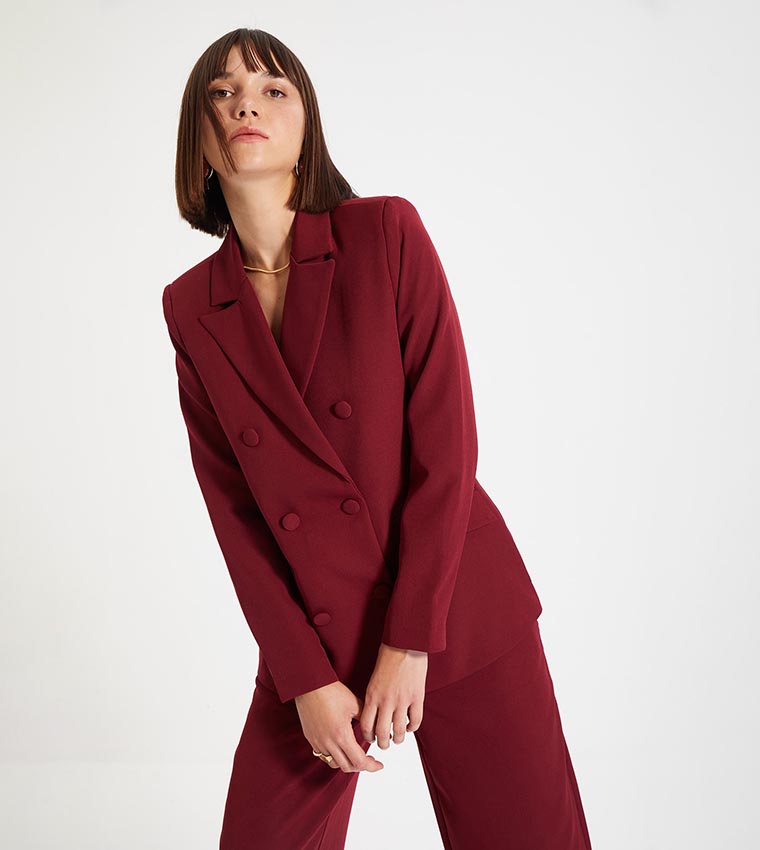 Double Breasted Blazer Jacket