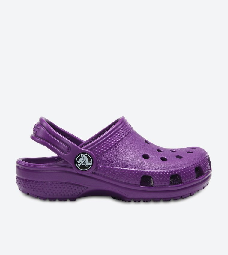 Purple clogs store