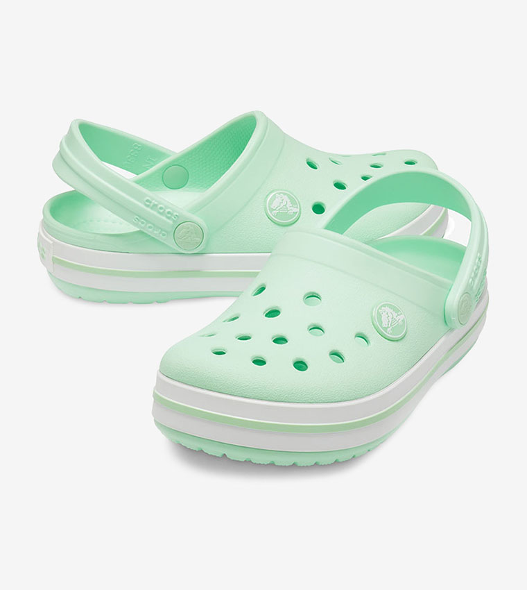 Buy Crocs Crocband Sling Back Closure Round Toe Clogs Mint In