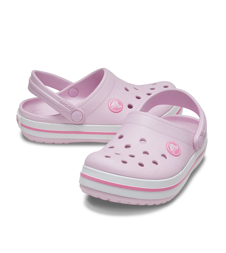 crocs baby pink