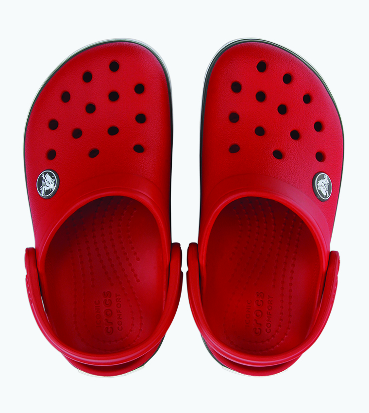 Crocband discount clog red