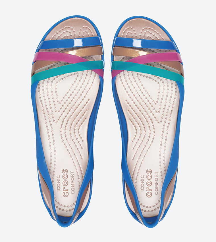 crocs isabella huarache blue