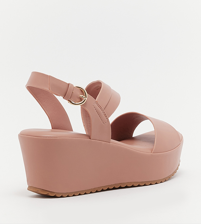 Wedge Sandals With Sling Back 