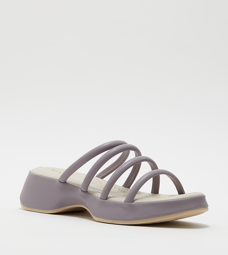 Textured Eco Comfort Open Toe Sandals
