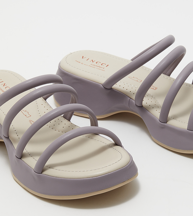 Textured Eco Comfort Open Toe Sandals