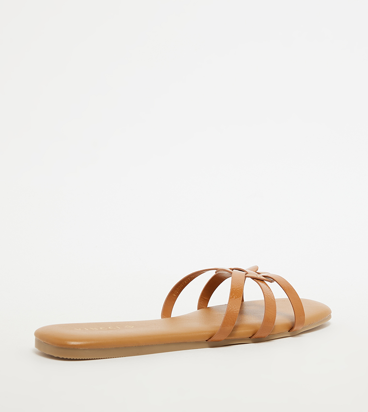 Open Toe Flat Sandals