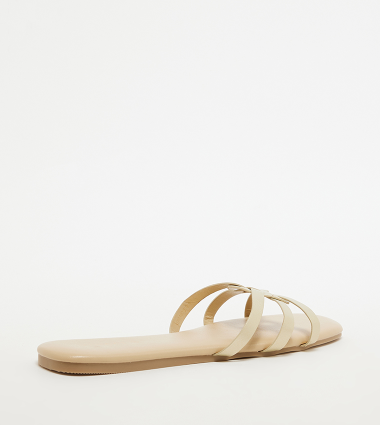 Open Toe Flat Sandals