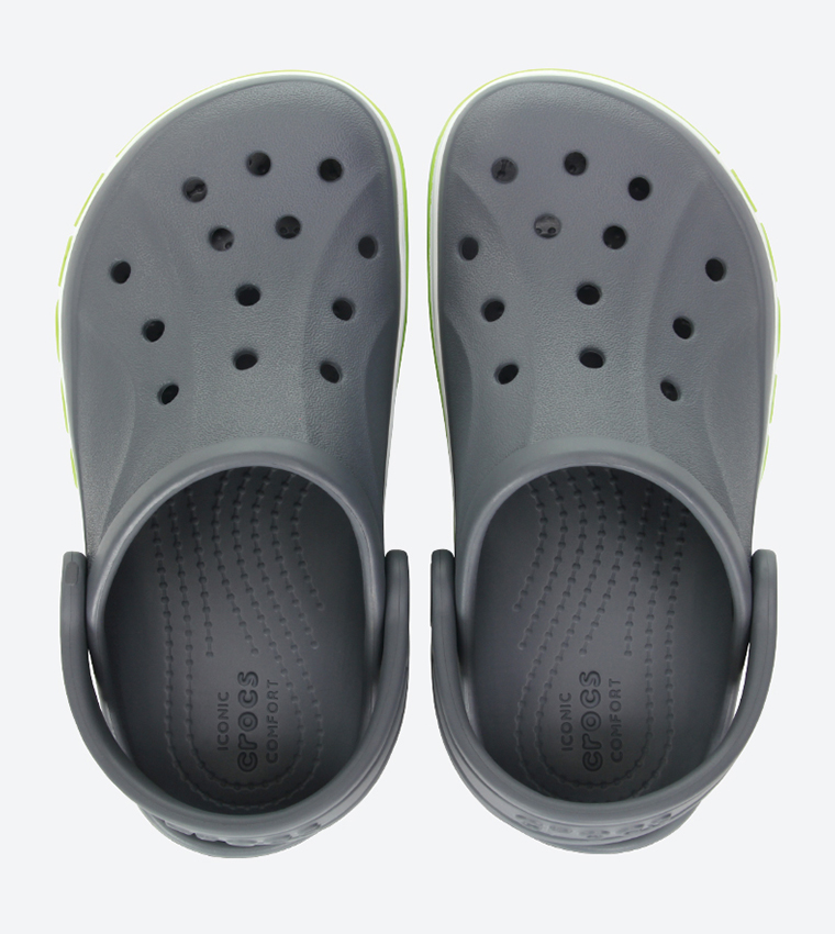 Buy Crocs Bayaband Solid Clogs In Grey | 6thStreet Bahrain
