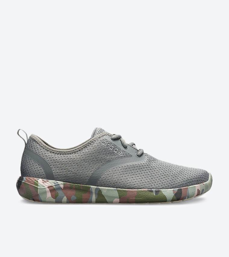 Buy Crocs Literide Lace Up Sneakers Grey 205104 0EI In Grey 6thStreet UAE