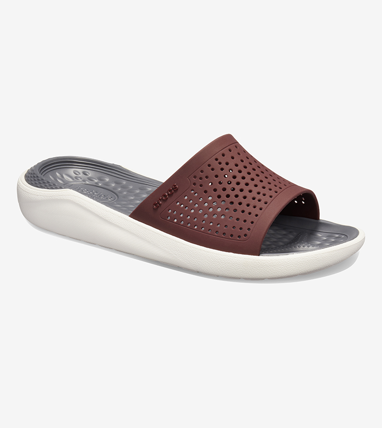 Crocs Lite Ride Red Color Buy Crocs LiteRide Slide Burgundy In Red | 6thstreet Qatar