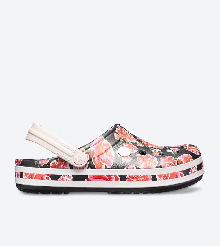 Buy Crocs Crocband Floral Graphic III Clog Black 205330 97J In Black 6thStreet Bahrain