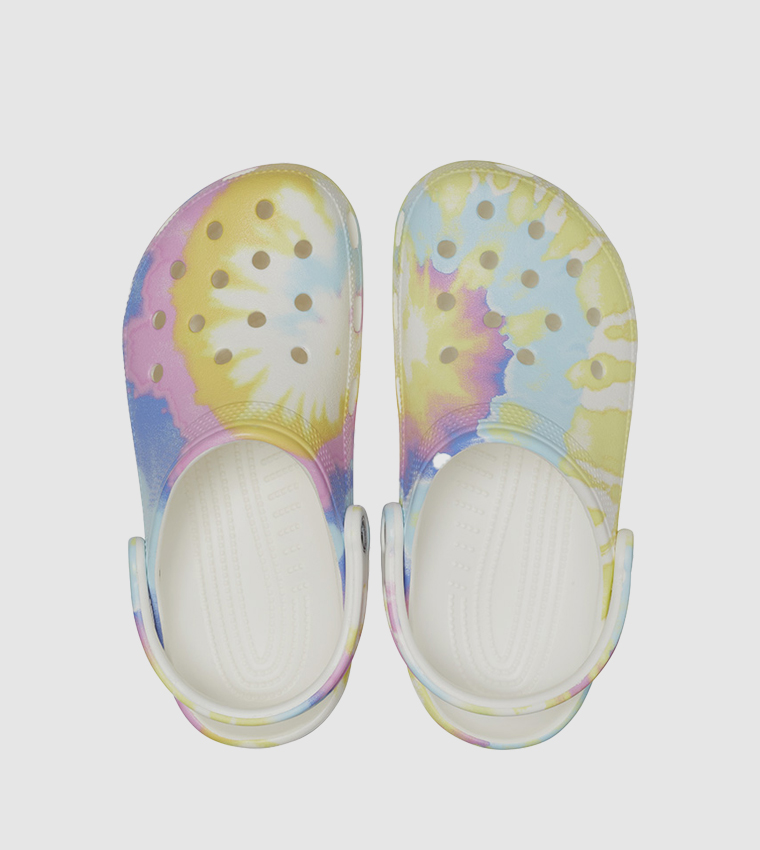 Pastel tie dye on sale crocs