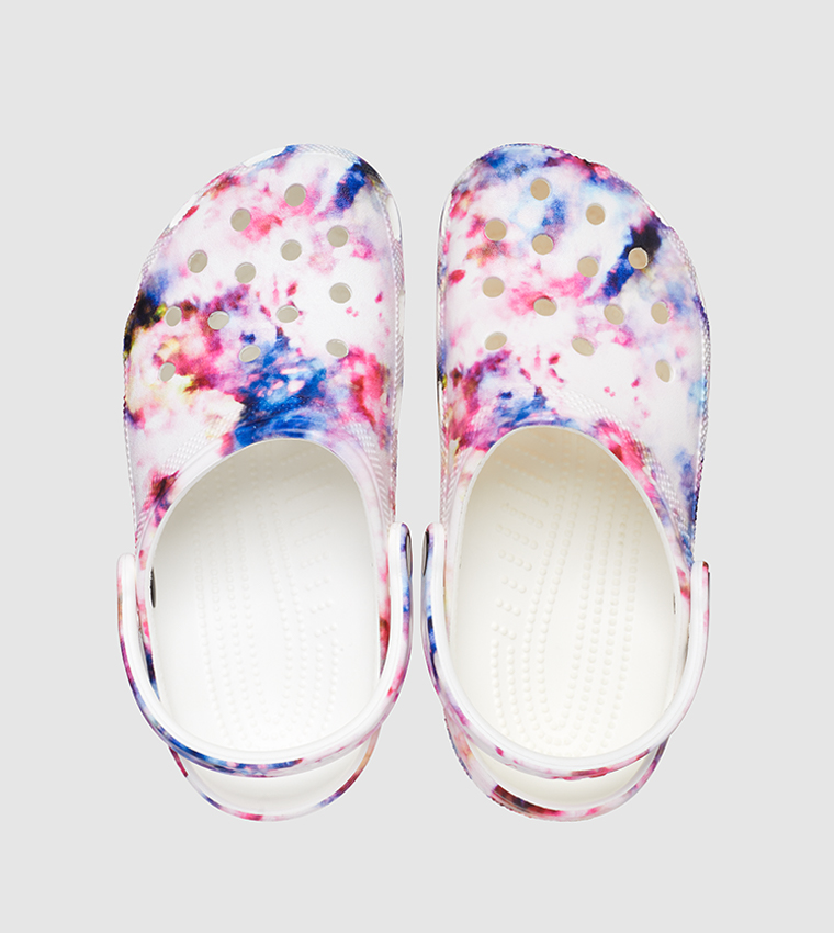 Buy Crocs Classic Tie Dye Graphic Clogs In Multiple Colors