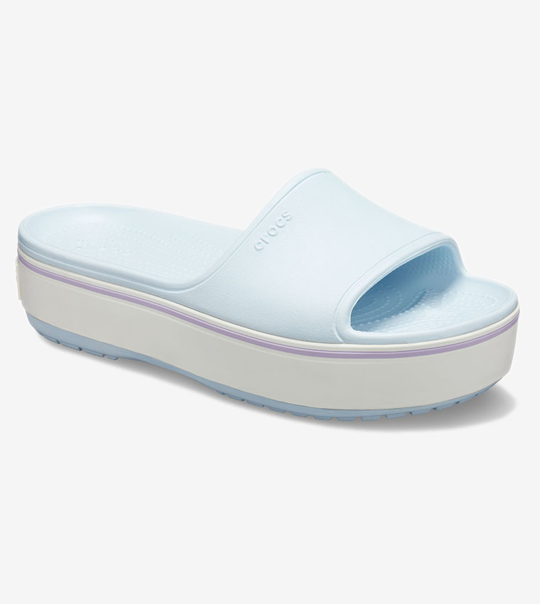 Crocband Platform Slide - Blue