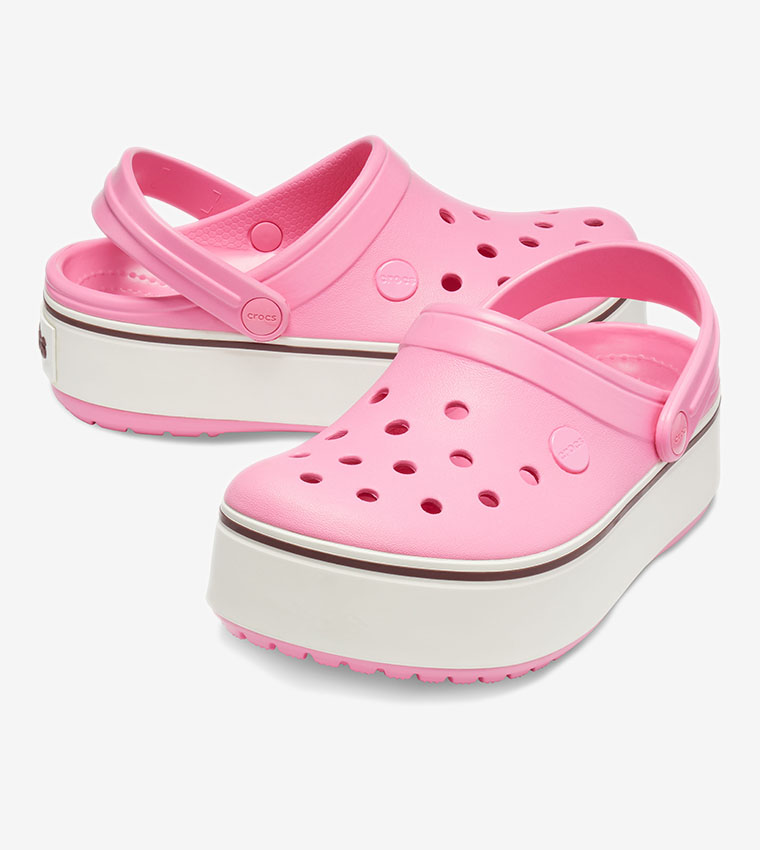 Buy Crocs Crocband™ Platform Clog Pink In Pink | 6thstreet Qatar