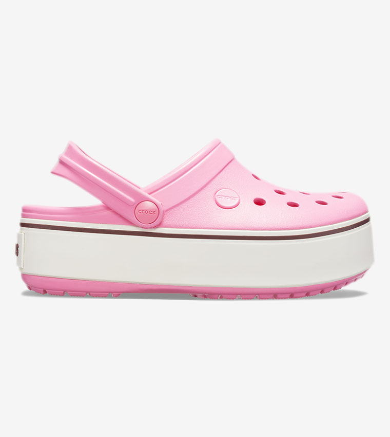 Buy Crocs Crocband™ Platform Clog Pink In Pink | 6thstreet Qatar