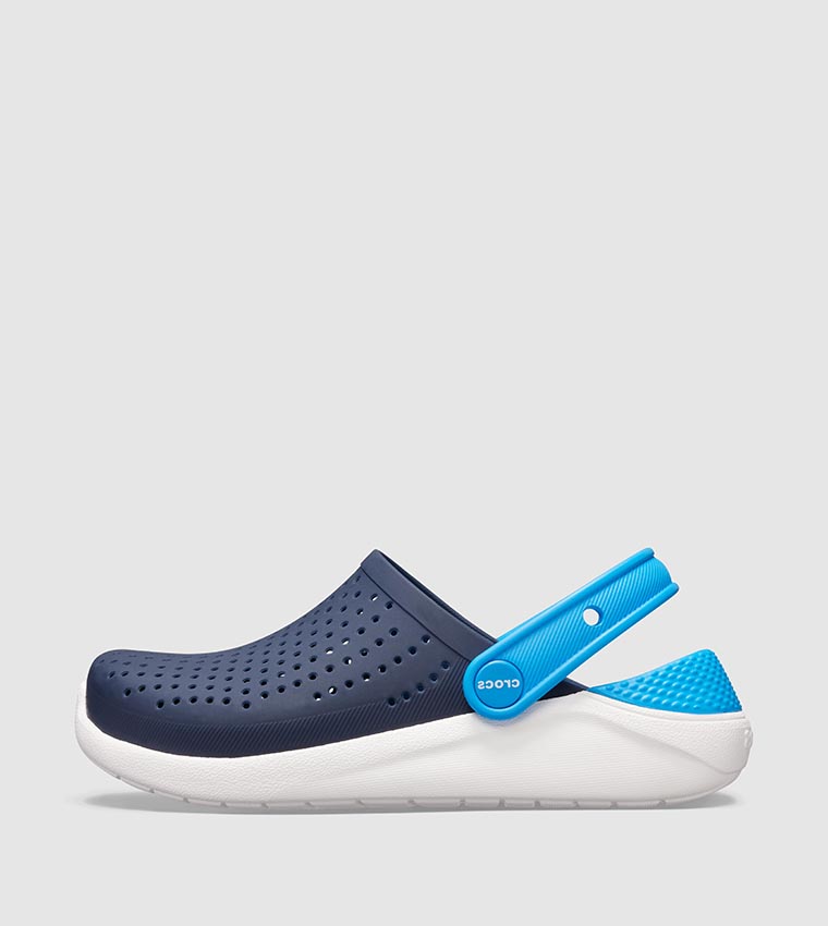 Buy Crocs Iconic Lightweight With Ankle Staps Clogs In Blue | 6thStreet ...