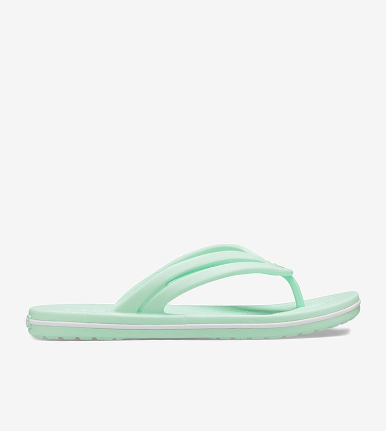 Buy Crocs Crocband Round Toe Flip Flops Mint In Mint 6thStreet Qatar