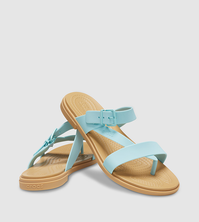 Buy Crocs Tulum Toe Croc Sandals In Tan 6thStreet UAE