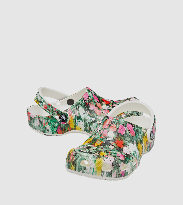 Buy Crocs Classic Printed Floral Clogs In Multiple Colors