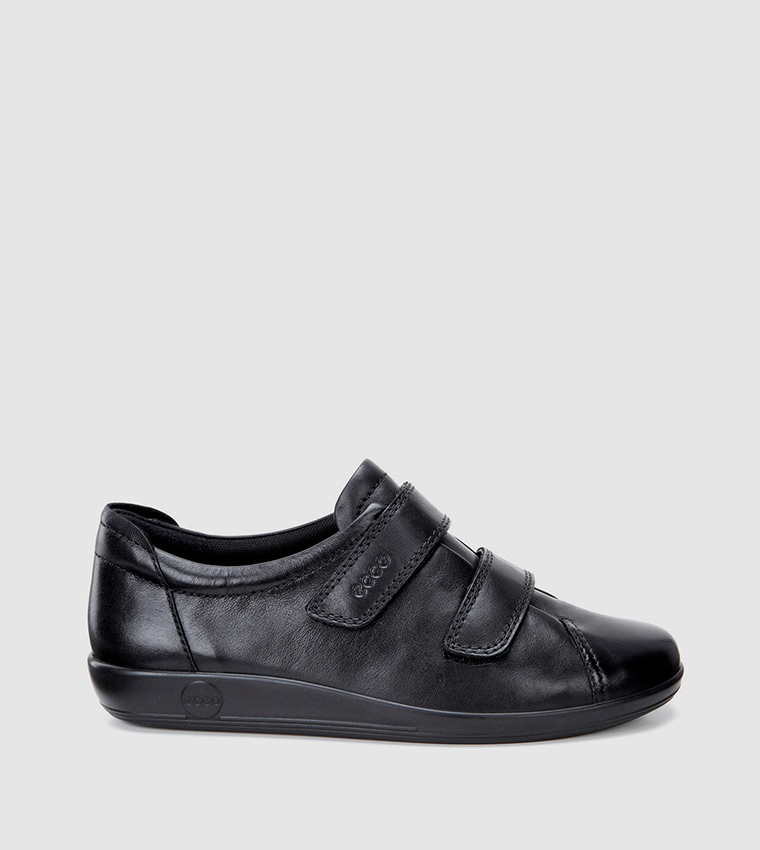 Ecco black sale lace up shoes