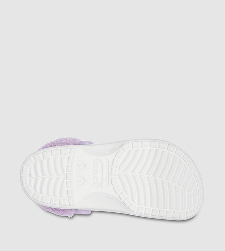 Baya Lined Fuzz Strap Clog