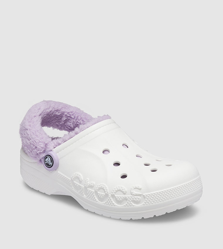 Baya Lined Fuzz Strap Clog