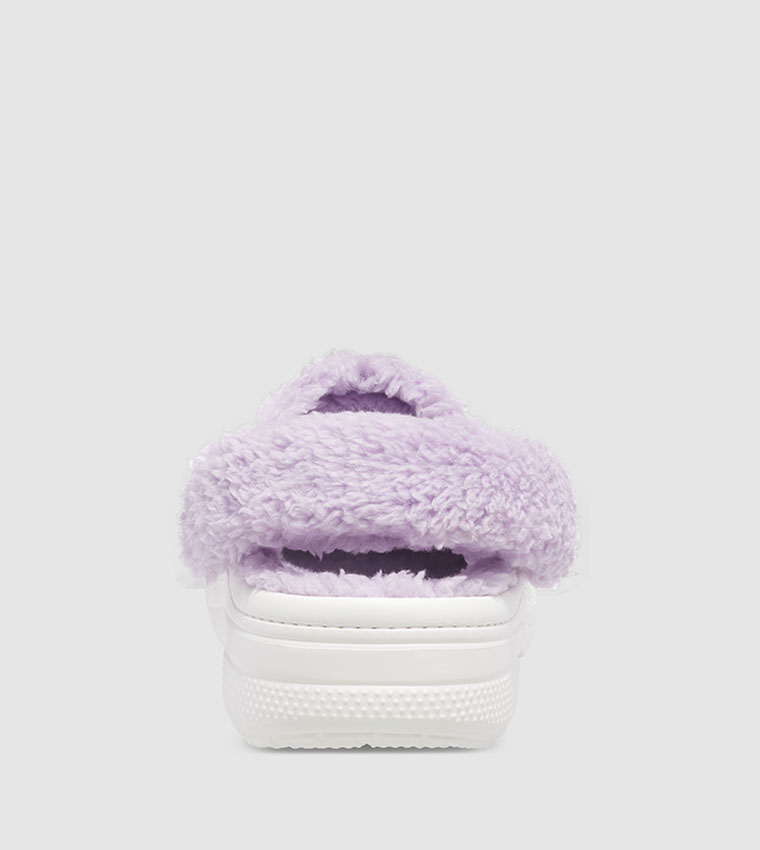 Baya Lined Fuzz Strap Clog