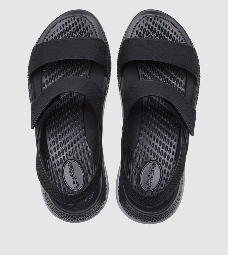 Buy Crocs Lite Ride 360 Sandals In Black | 6thStreet UAE