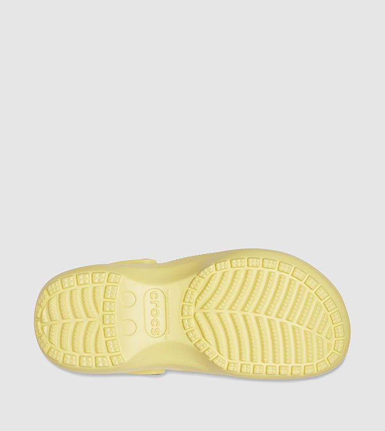 Classic Platform Clog-Yellow