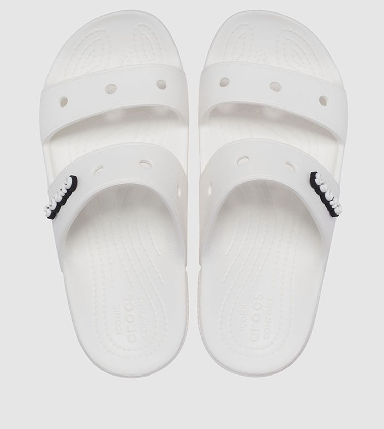 crocs cb white casual sandals