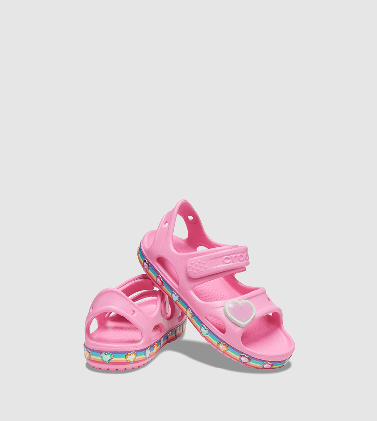 Buy Crocs Crocs Fun Lab Rainbow Sandal K Pink Lemonade In Pink 6thStreet UAE