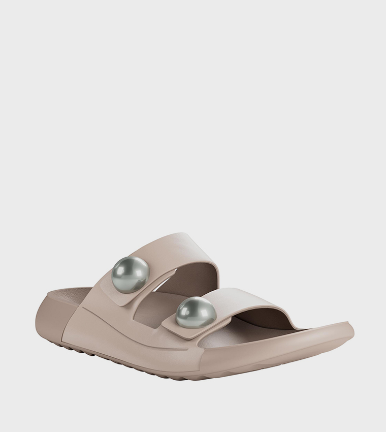 Buy ECCO COZMO Open Toe Sandals In Beige 6thStreet UAE