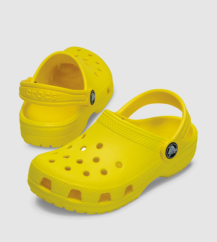 soft yellow crocs