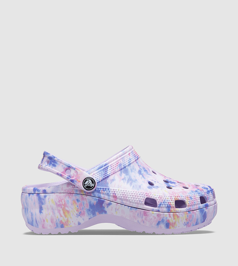 Buy Crocs Tie Dye Slingback Clogs In Lavender 6thStreet UAE
