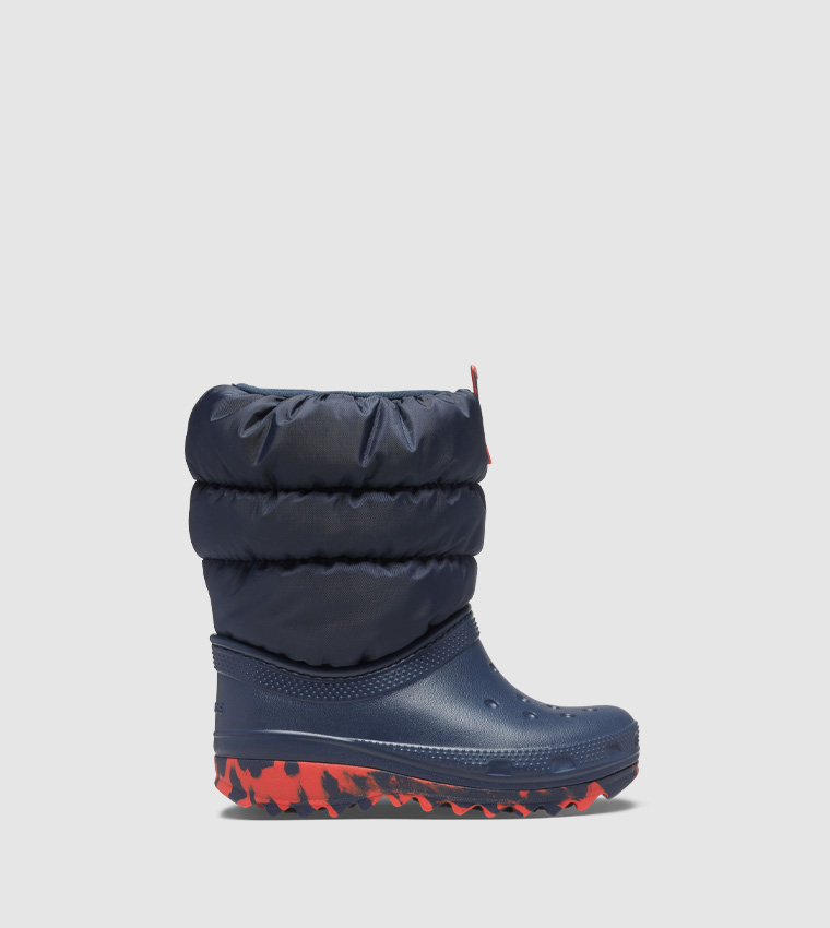 Buy Crocs Classic Neo Puff Boots T In Blue | 6thStreet Kuwait