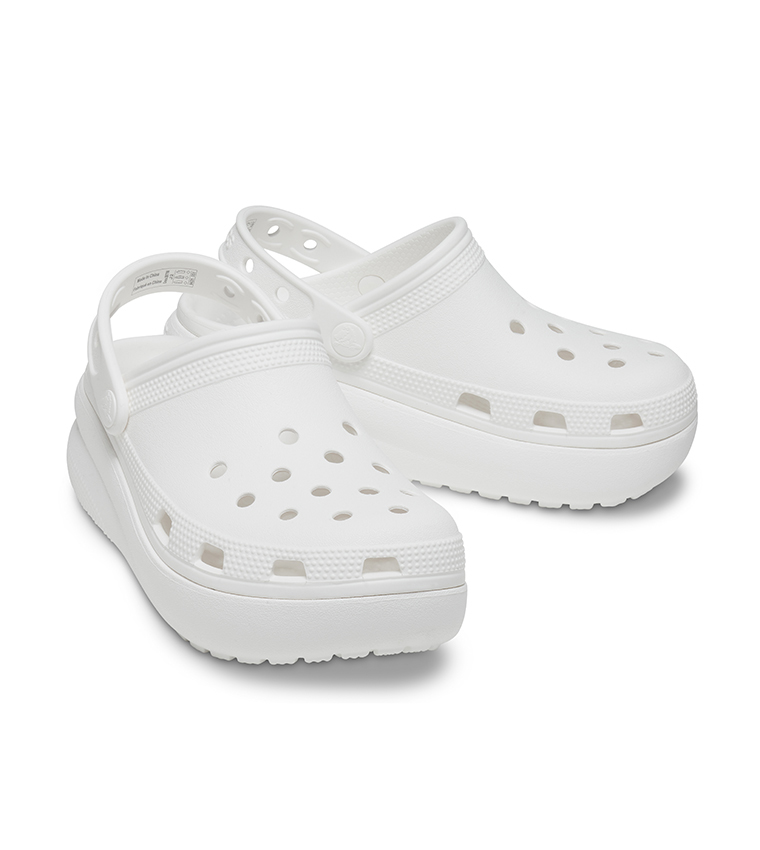 all white crocs