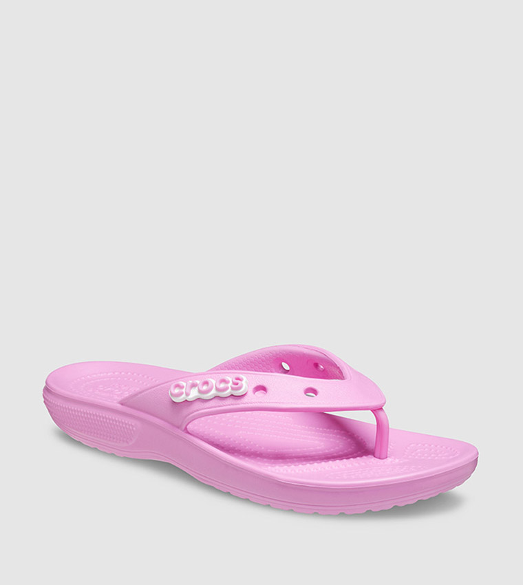 crocband flip pink