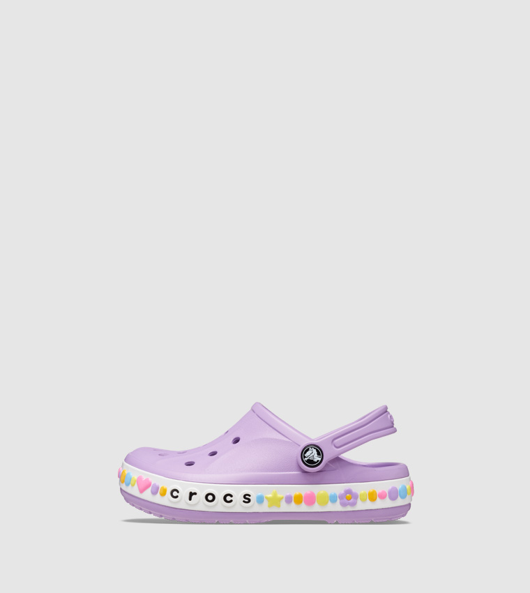 Crocs with store rainbow words