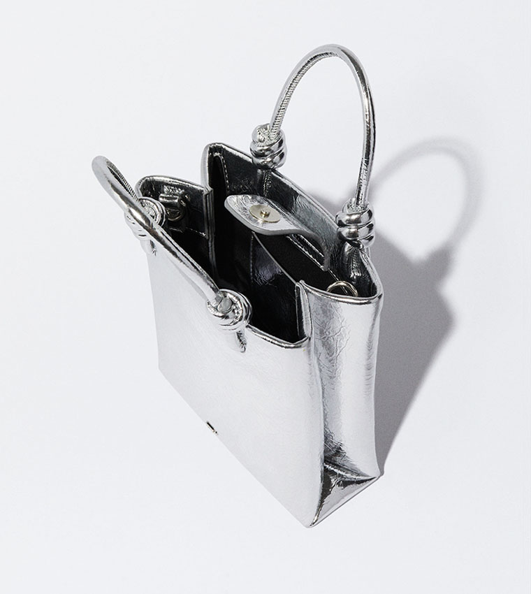 Parfois discount silver bag