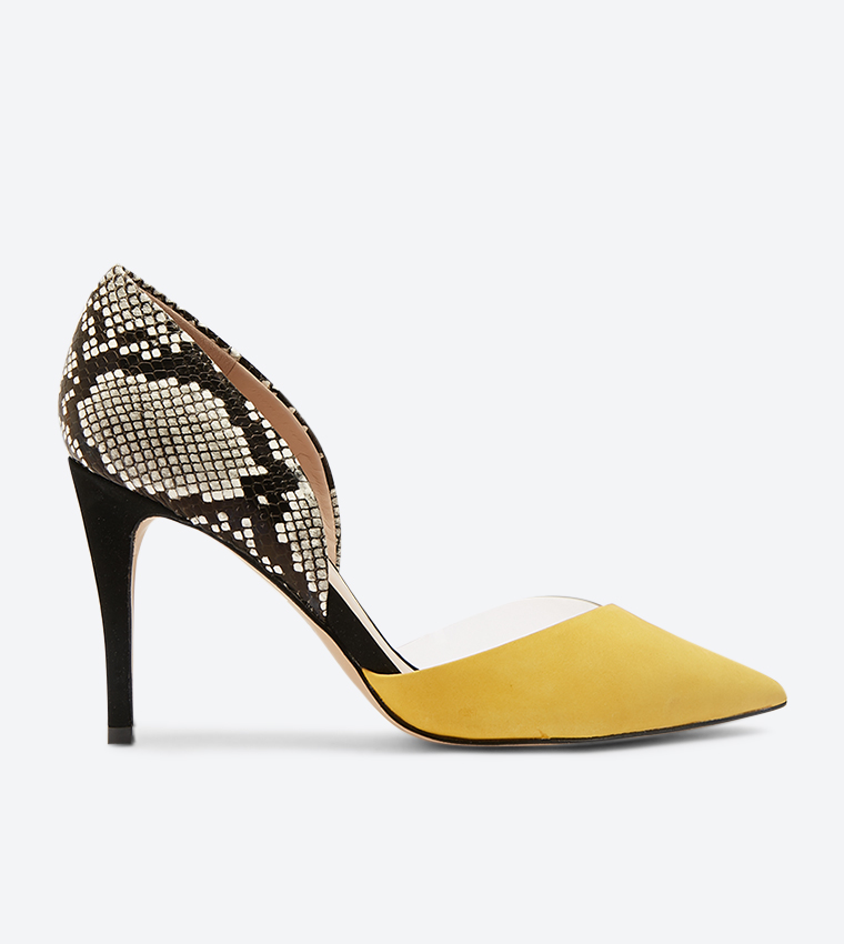 Buy Aldo Nydelaclya Stiletto Heel Pointed Toe Pumps Yellow In Yellow 6thStreet Kuwait