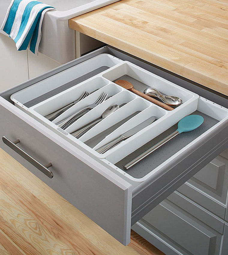 Buy Lakeland Expanding Drawer Organizer Cutlery Tray, 6 8 Hole In