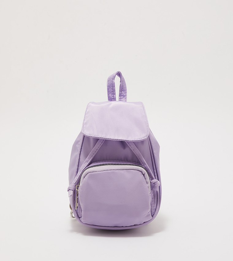 Mini hot sale flap backpack