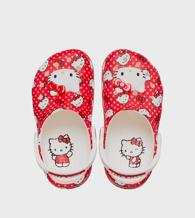 Toddlers' Hello Kitty Red Classic Clog 