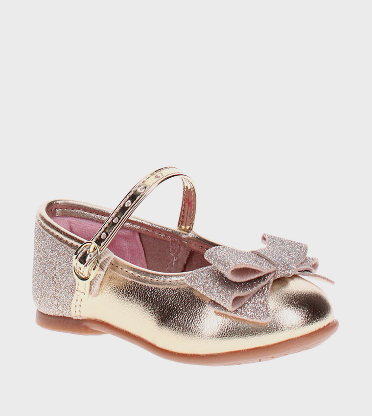 QAENN Bow Detail Ballerinas
